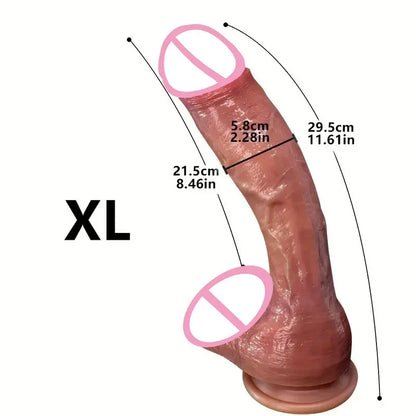 Oversized Realistic Dildo Huge Penis Penetration Anal Sex Toys For Women Masturbation Soft Dick Dildos Sexy Adult Sex Toy Gay