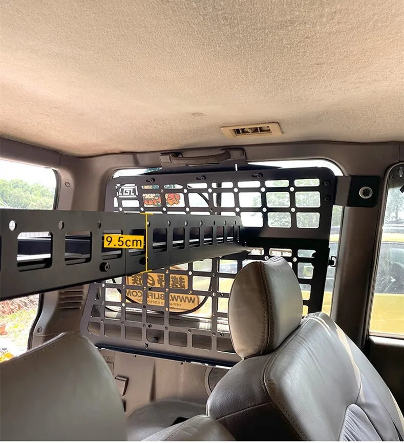 Rear Trunk Cargo Rack Shelf Storage Organizer Hanging Board Molle Panel For Mitsubishi Pajero V21 V31 V33 1991-1999 Car Styling
