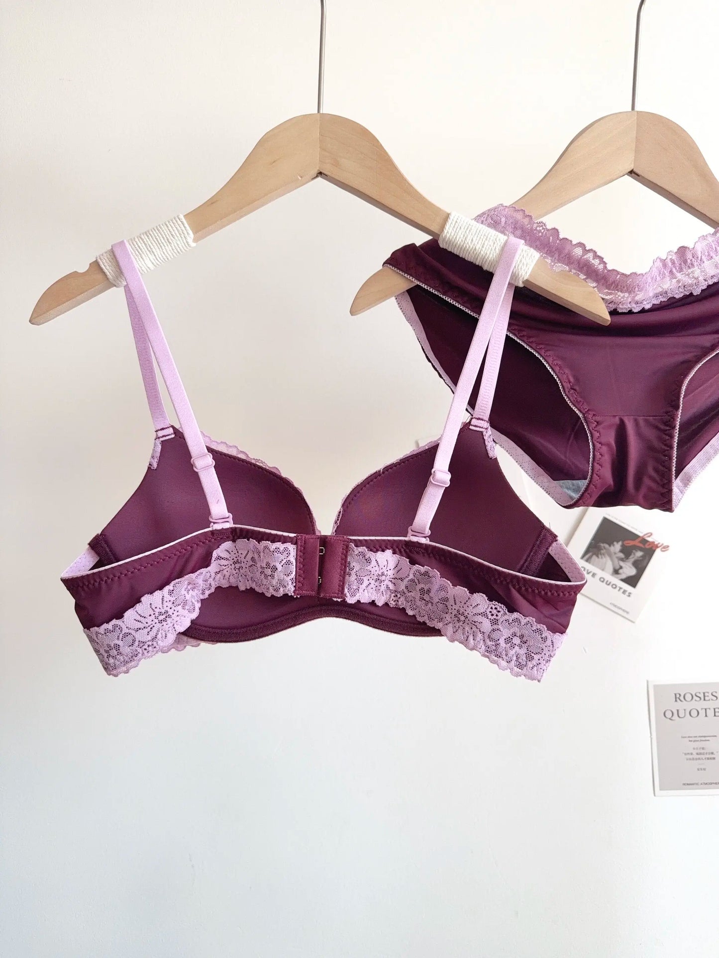 Sexy Leopard Print Lingerie Set Women Wireless Invisible Small Bust Lift, Adjustable A To C Cup, Sheer Lace Pure Style,soft S-XL