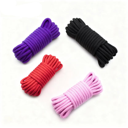5m/ 10m Cotton Rope Female Adult Sex products Slaves BDSM Bondage Soft Rope Adult Games Binding Rope Role-Playing Sex Toy