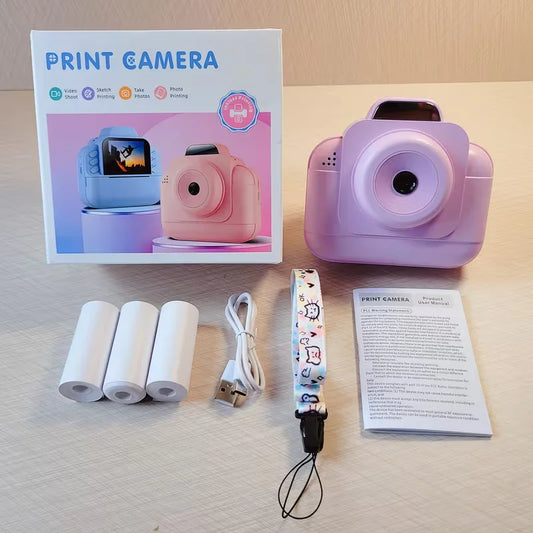 Children's Camera Instant Printing, Birthday Gifts for Girls and Boys, Toys, Portable Toy Cameras, Holiday Christmas Gifts, Chil