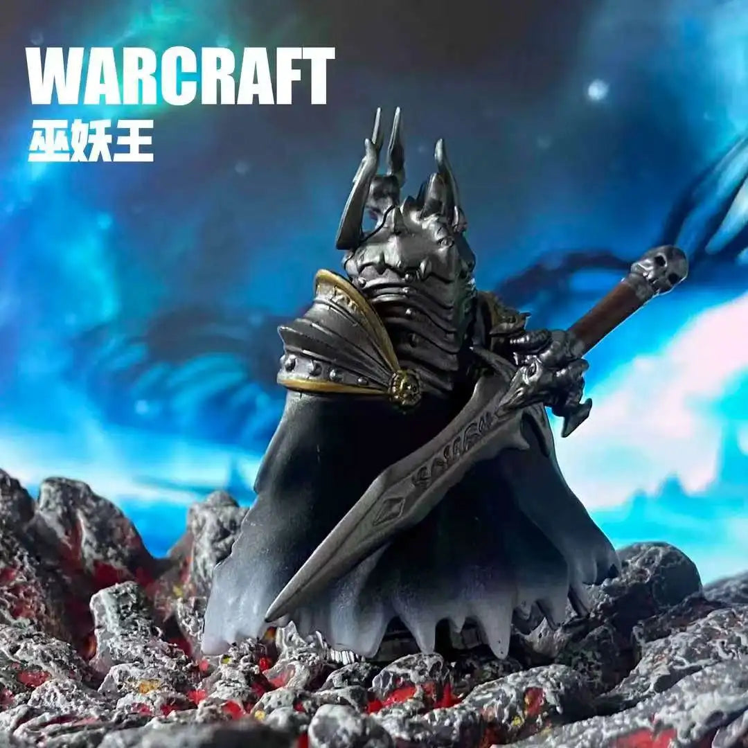 World Of Warcraft Wow Building Blocks Lich King Mini Action Figure Toys Berserk Guts Gus Building Block Figure Holiday gift