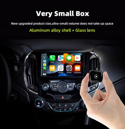 KEBIDUMEI Wired to Wireless Carplay Mini Car AI Box Adapter 5.0GHz WiFi Android Auto Bluetooth 5.2 Smart Dongle Car Accessories