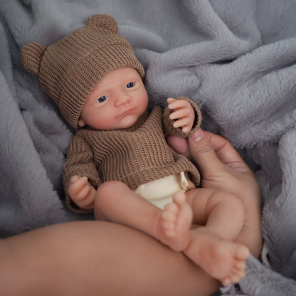 Miaio 12" Micro Preemie Full Body Silicone Baby Doll 30CM Lifelike Reborn Anti-Stress Toy Realistic