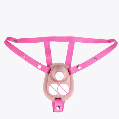 FRKO Real Skin Feel Silicone Male Chastity Cage Device Lock Bondage Belt Penis Sleeve Cock Restraint BDSM Erotic Sex Toys Men 18