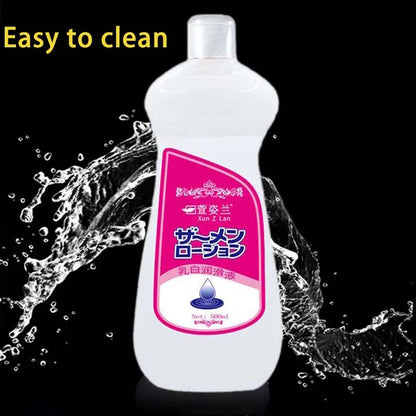 Simulate Semen 500ML Lube Products Lubricant for Sex Water Japan Base Personal Sex Oil Vagina Anal Sex Gel for Gay Lubricants