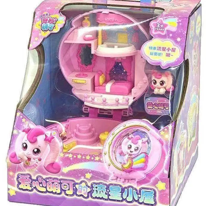 New Teenieping Anime Figure Season 6 Sparkling Meteor Aurora Meteor Hut Set  Magic Sweetheart Figurine Collection Toys Gifts