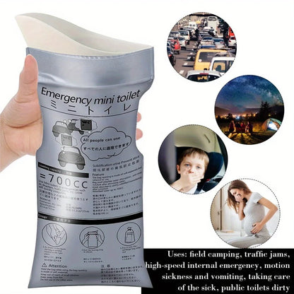 1-20PCS Outdoor Emergency Urinate Bags Disposable Piss Bag Travel Mini Mobile Toilet Portable Urine Bag Baby Vomiting Bag