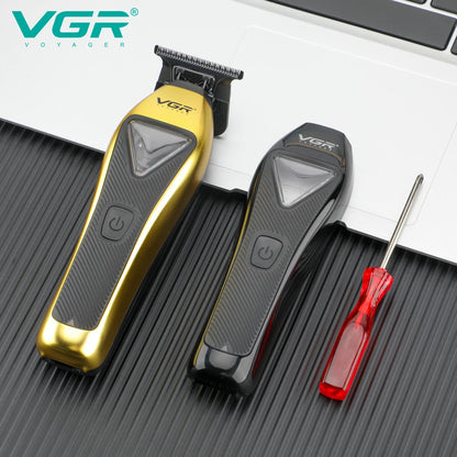 VGR Hair Trimmer Professional Hair Clippers Cordless Haircut Machine Vector Motor DLC Blade Metal Trimmer for Men V-015 V-994