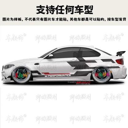 Car Vinyl stickers body decoration sporty Customized racing decals modified accessories FOR BMW 3 4 5 Series M2 M3 M4 M5