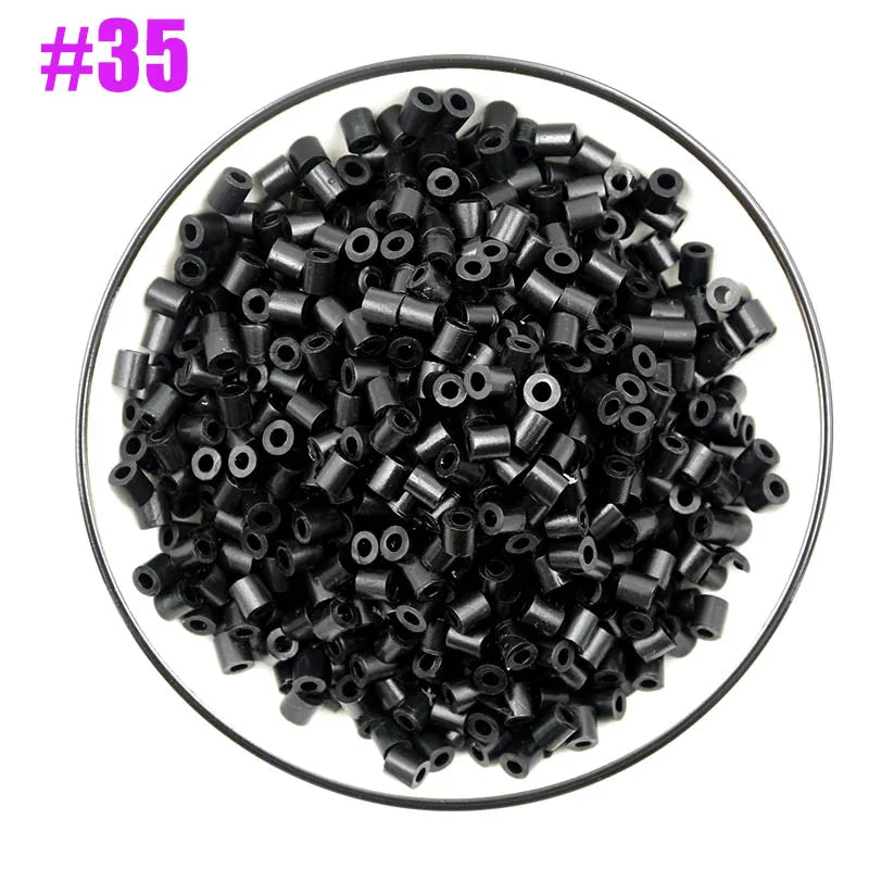 Fuse Beads Kit, 600pcs 5mm Iron Beads Set for Kids, DIY Art Craft Toys Iron Beads,  Christmas Birthday Gift for Boys and Girls