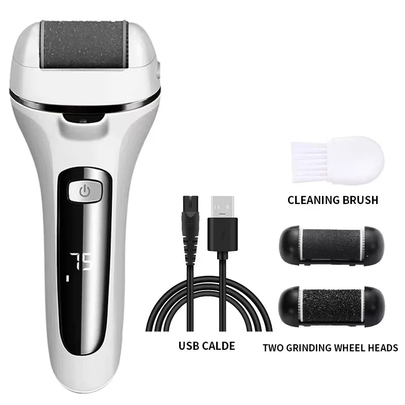 Smooth Rechargeable Pedicure Wand | Electric Feet Callus Remover | Home Foot Care Tool