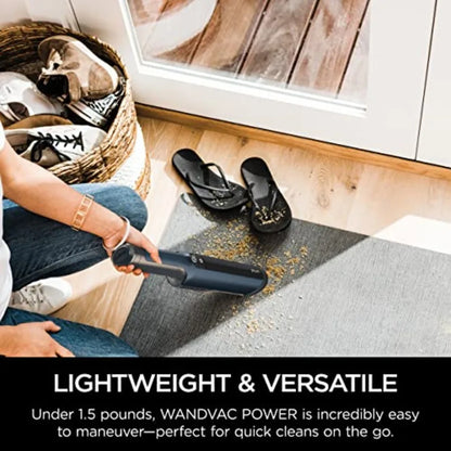 WV410BL WANDVAC Cordless Hand Vacuum, Ultra-Lightweight and Portable with Powerful Suction and Tools for Pets, Designed for Car