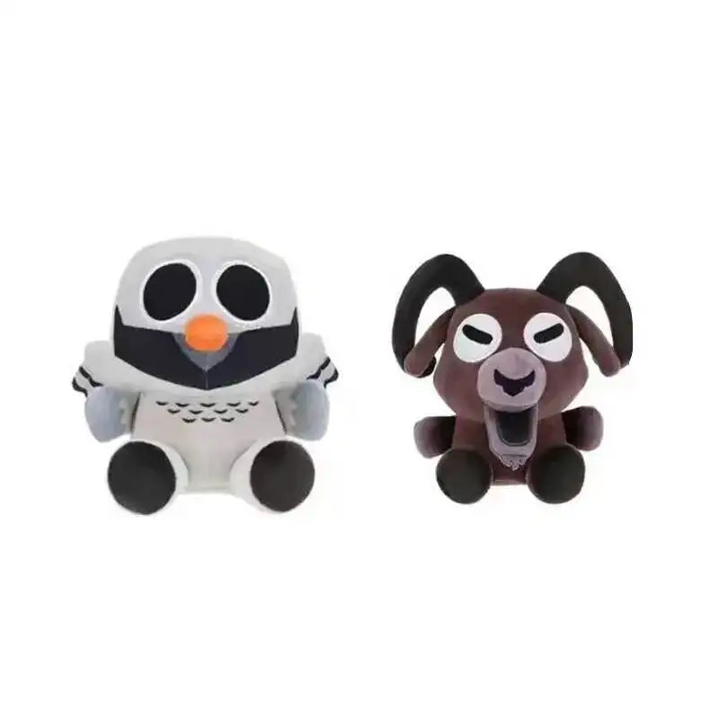 2026 New 99 Nights In The Forest Plush Game Merchandise Brown Stand And Sit Elk Deer White Owl Stuffed Doll Pillow For Kid Gifts