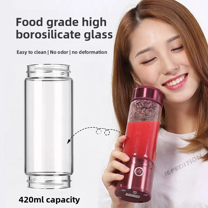 110V/220V Geligao Juicer Cup Mini Portable Electric Automatic Blender for Fruit Juice Smoothie Maker