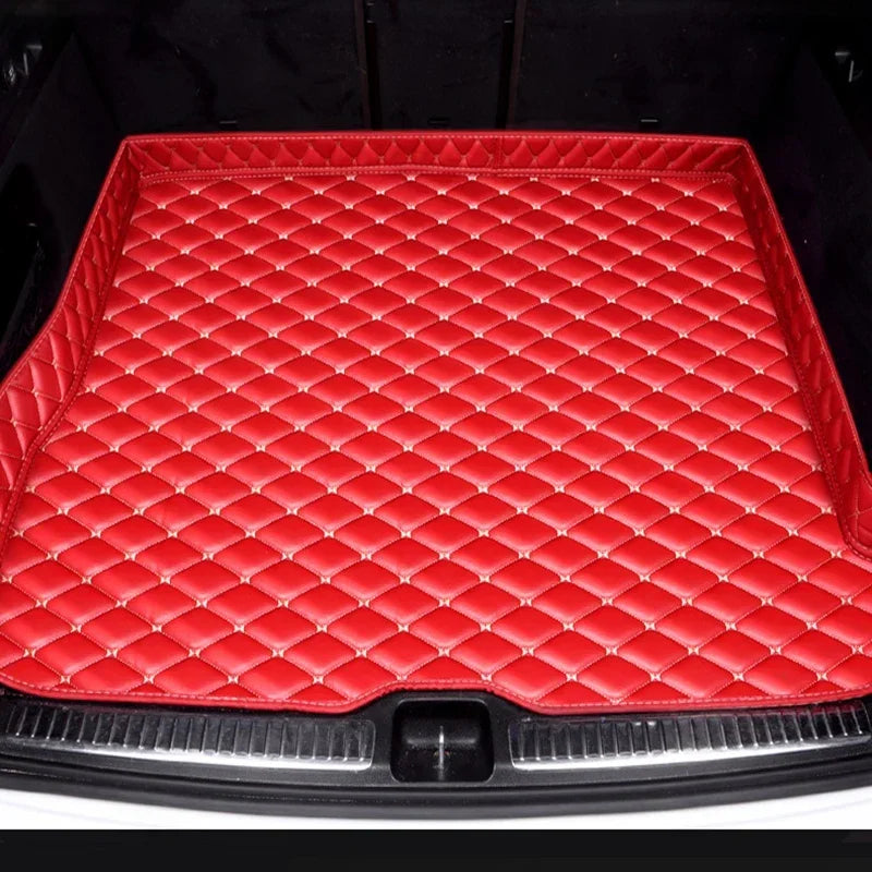 High Quality Artificial Leather Car Trunk Mat for Mercedes W206 W205 C Class C205 S204 S205 W204 W203 Car Accessories Carpet