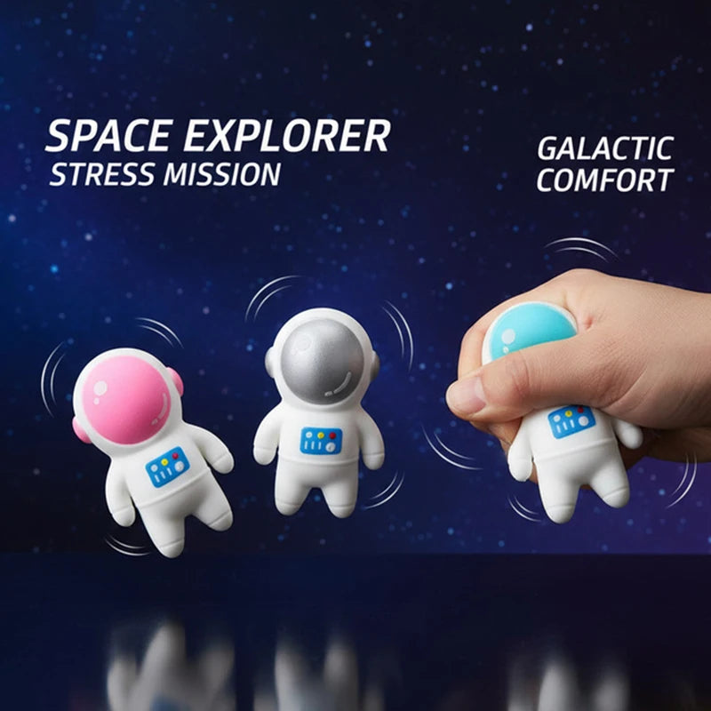 Space Man Squishy Tabas Astronaut Squeeze Fidget Toy Stress Ball Pinch Anti-stress Squishy Toys For Birthday Gifts Party Favors