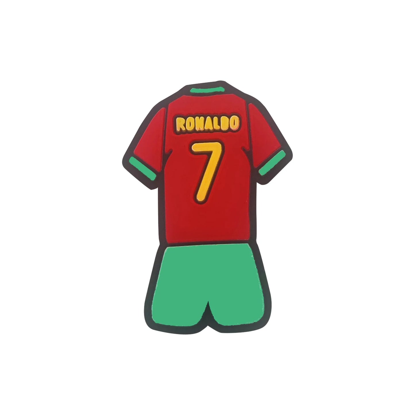 Football Star 1-18pcs/set of Cristiano Ronaldo Xmas Cartoon Shoes Charming Decorative Accessories Children's Favorite Gifts
