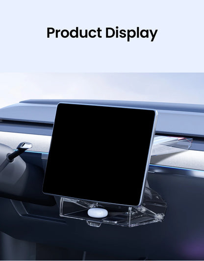 YZ For New Tesla Highland Model 3/Y/YL Juniper Tray Magnetic Under Screen Fold Storage Box ETC Screen Storage Box