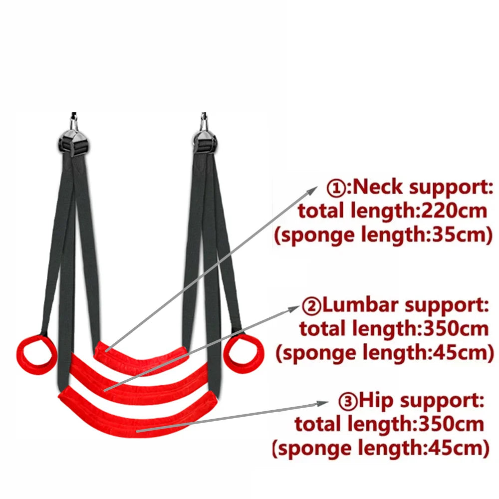 Indoor Sex Furniture Hanging Sex Swing Metal Tripod Stents Sexules Position Assistant Sex Toys For Couples Flirting Erotic Games