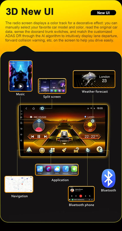 Car Android 16 For Fiat Linea Punto evo 2012-2015 Radio Video Player GPS Multimedia Navigation Screen Stereo Carplay Audio DSP