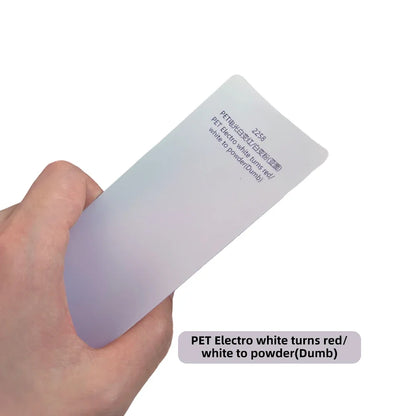 Matte White to Red Color Shift Car Vinyl Wrap Self Adhesive Air Release Bubble Free Full Body Sticker 1.52x18m