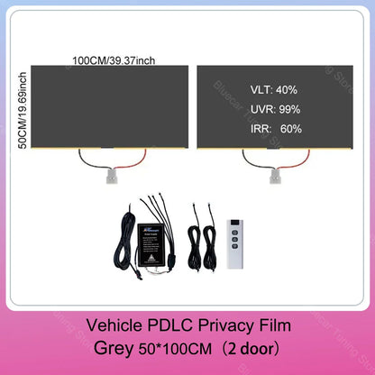 Automotive PDLC Smart Film for Car Windows | Switchable Privacy Glass Tint | Electric Smart Tint Film