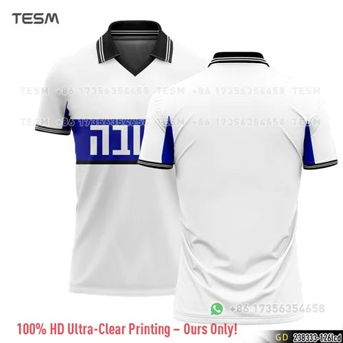 Summer Sports POLO Shirt Men Casual Short Sleeve Lapel Printed T-shirt Striped Retro Fashion Top Outdoor Team Breathable POLO