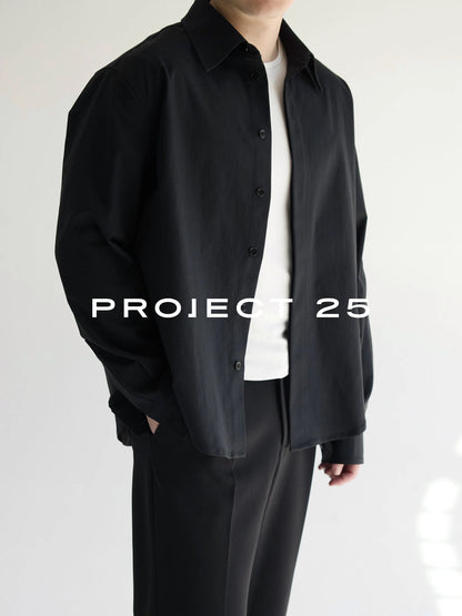 PROJECT 25 Men’s Japanese Solotex® Shirt – Cotton-Feel, Anti-Wrinkle & Shape-Retention Tech Versatile Commuting