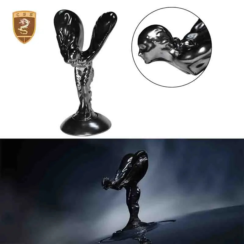 For Rolls Royce Ghost Phantom Cullinan Wraith Hood Badge LOGO Car Angel Goddess Crystal Emblems Exterior Accessories