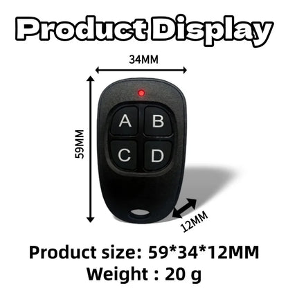 433MHz Remote Control Learn Remote Control Learning code 1527 EV1527 For Gate garage door controller Alarm RF 433mhz Receiver