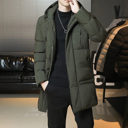 Winter Snow Overcoat -30 Degrees Winter Hot Thicken Men's Down Jackets New Warm Parka Men Women Casual White Duck Down Coat
