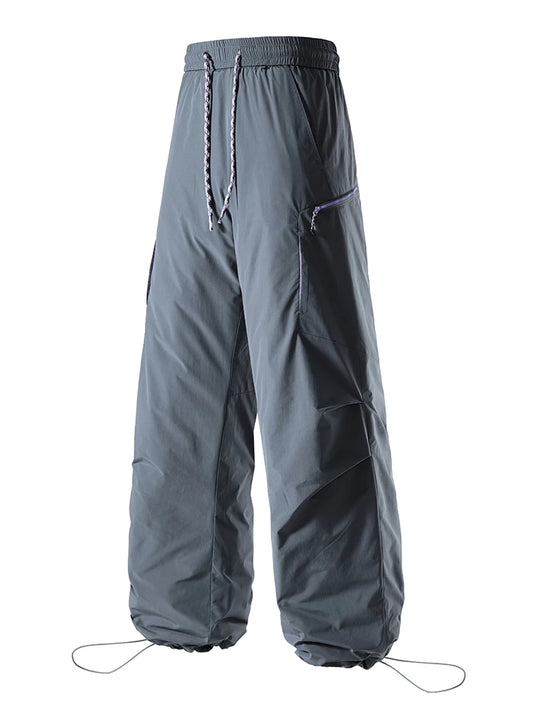 Thickened White Duck down Winter Trousers Men's 2025 New Style Autumn Winter Warmth Workwear Loose Fit Youth Casual Pants