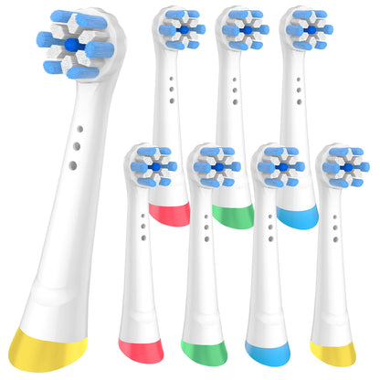 4/8pcs Replacement Brush Heads Compatible with Oral-B iO 3/4/5/6/7/8/9/10 Series Electric Toothbrush