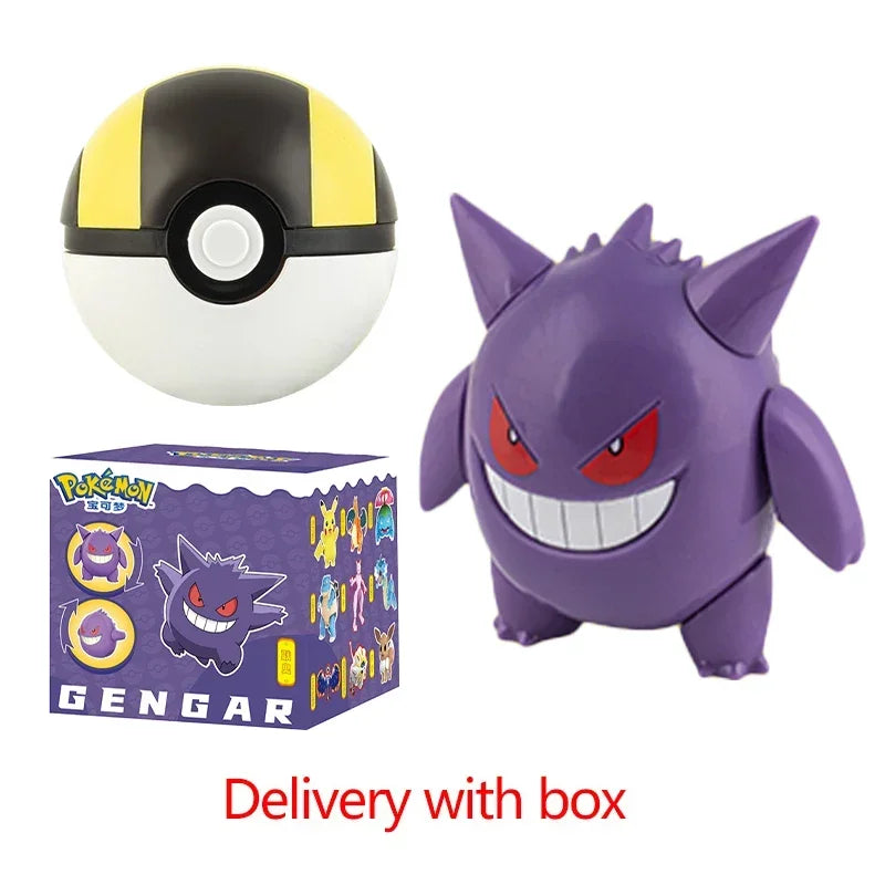 Original Pokemon Figure Ball Pokeball Eevee Blastoise Venusaur Charizard Pikachu Mewtwo Gyarados Elf Monster Toy for Child Gift