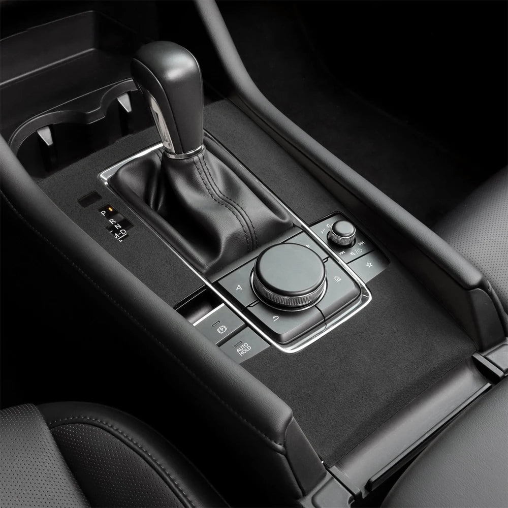 For Mazda 3 Axela 2019 2020 2021 2022 2023 2024 2025 Central Console Gear Shift Panel Top Suede Sticker Car Interior Trim