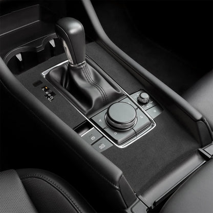 For Mazda 3 Axela 2019 2020 2021 2022 2023 2024 2025 Central Console Gear Shift Panel Top Suede Sticker Car Interior Trim