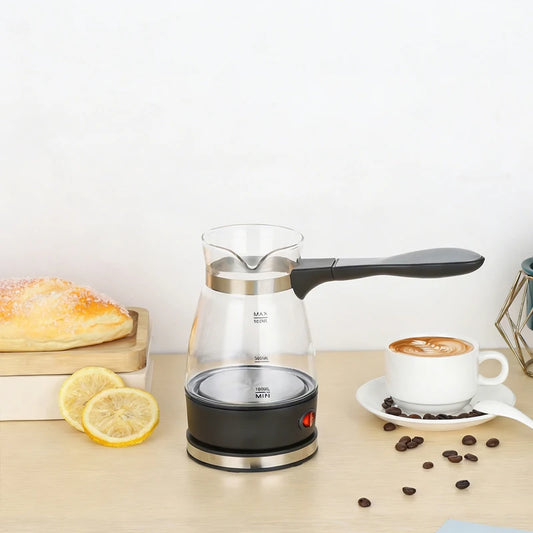 Glass coffee pot, Turkish household electric coffee maker, pour-over brewing, five-layer paper box packaging