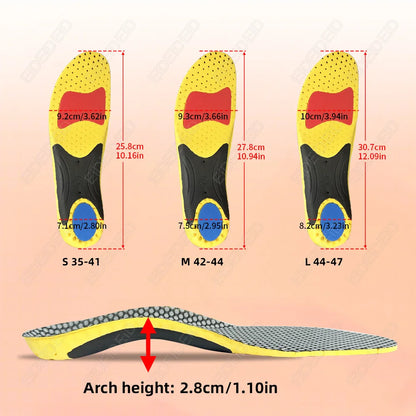 Flat Foot Orthopedic Insoles Orthotics Health Sole Pad For Shoes Inserts Arch Support Pad For Plantar Fasciitis Men Woman