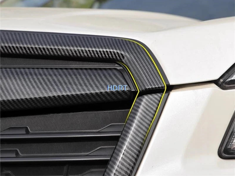 For Subaru Forester 2019-2021 Car Styling Front Racing Grills Hood Cover Trim Protector Decoration Accessories Exterior Sticker