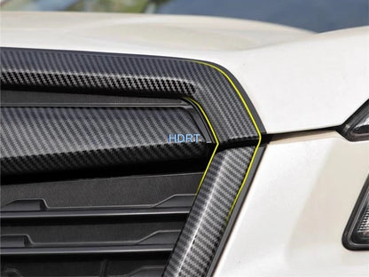 For Subaru Forester 2019-2021 Car Styling Front Racing Grills Hood Cover Trim Protector Decoration Accessories Exterior Sticker