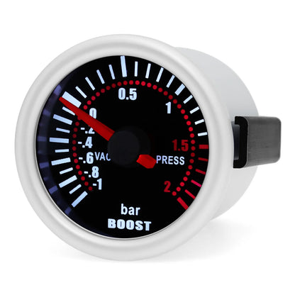 Tachometer For 12V Car 52mm Universal Smoke Len RPM Turbo Boost Gauge 2 Bar PSI Water Temp Meter Oil Pressure Gauge  Tacho