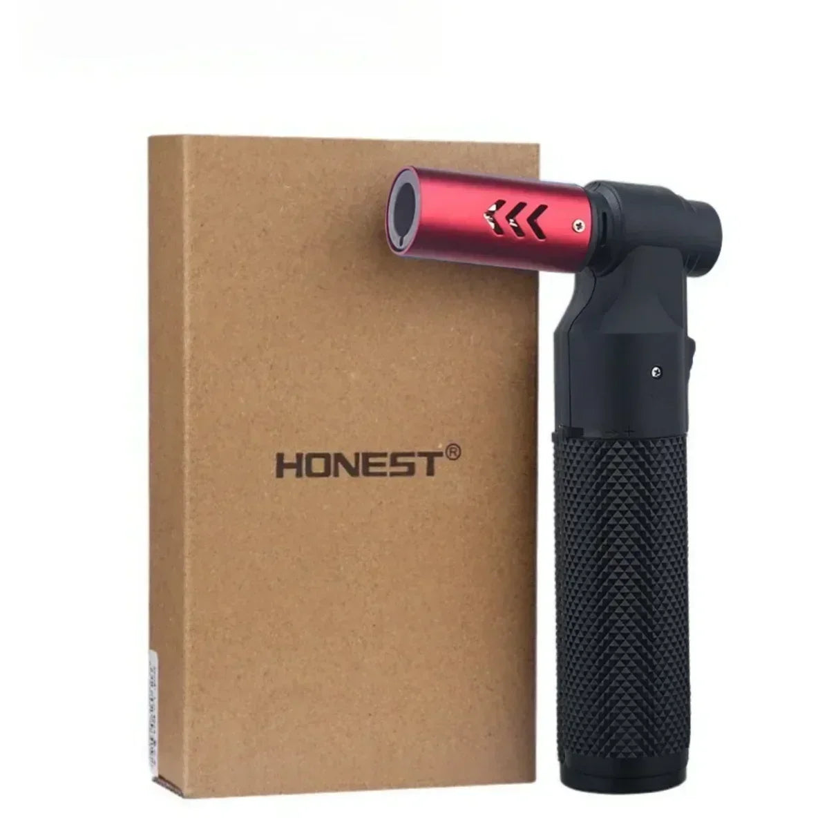 HONEST Windproof Spray Gun Strong Blue Fire Butane Gas Torch Lighter Outdoor BBQ Kitchen Jewelry Welding Cigar Lighters Smoking