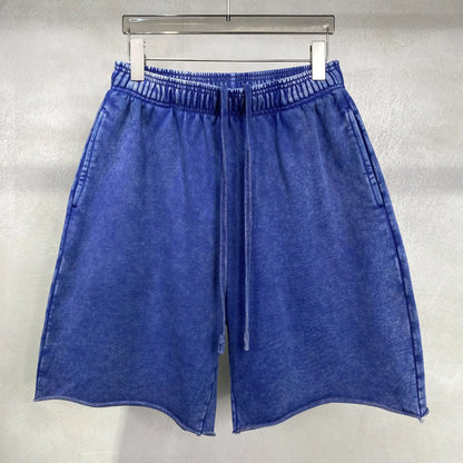 Shorts Summer New 420g Batik Men's Shorts American Street Trendy Brand Retro Men's and Women's Medium Pants