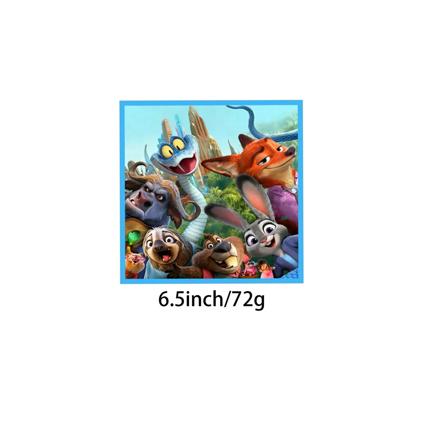 NEW Zootopia Party Favor Zootopia 2 Birthday Decoration Judy Nick Gary Party Supplies Zootropolis Coil Notebook Box Bag Card Kid
