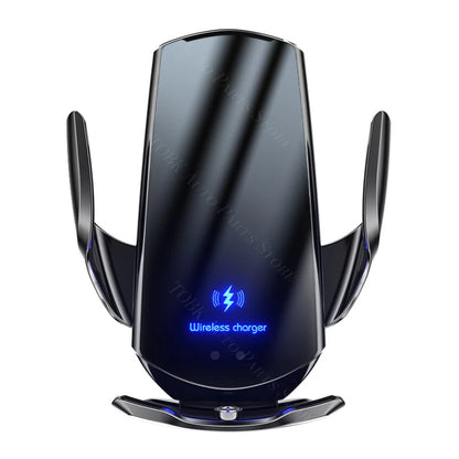 For Mercedes Benz CLA 200 2013-2019 Car Phone Holder 360 Rotatable Silicone Non-Slip 15W Wireless Charging Cars Accessories
