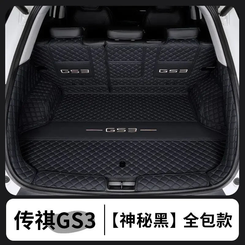 For GAC EMZOOM GS3 2023 2024 Car Boot Mat Rear Trunk Liner Cargo Leather Floor Carpet Tray Protector Accessories Mats