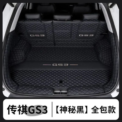 For GAC EMZOOM GS3 2023 2024 Car Boot Mat Rear Trunk Liner Cargo Leather Floor Carpet Tray Protector Accessories Mats
