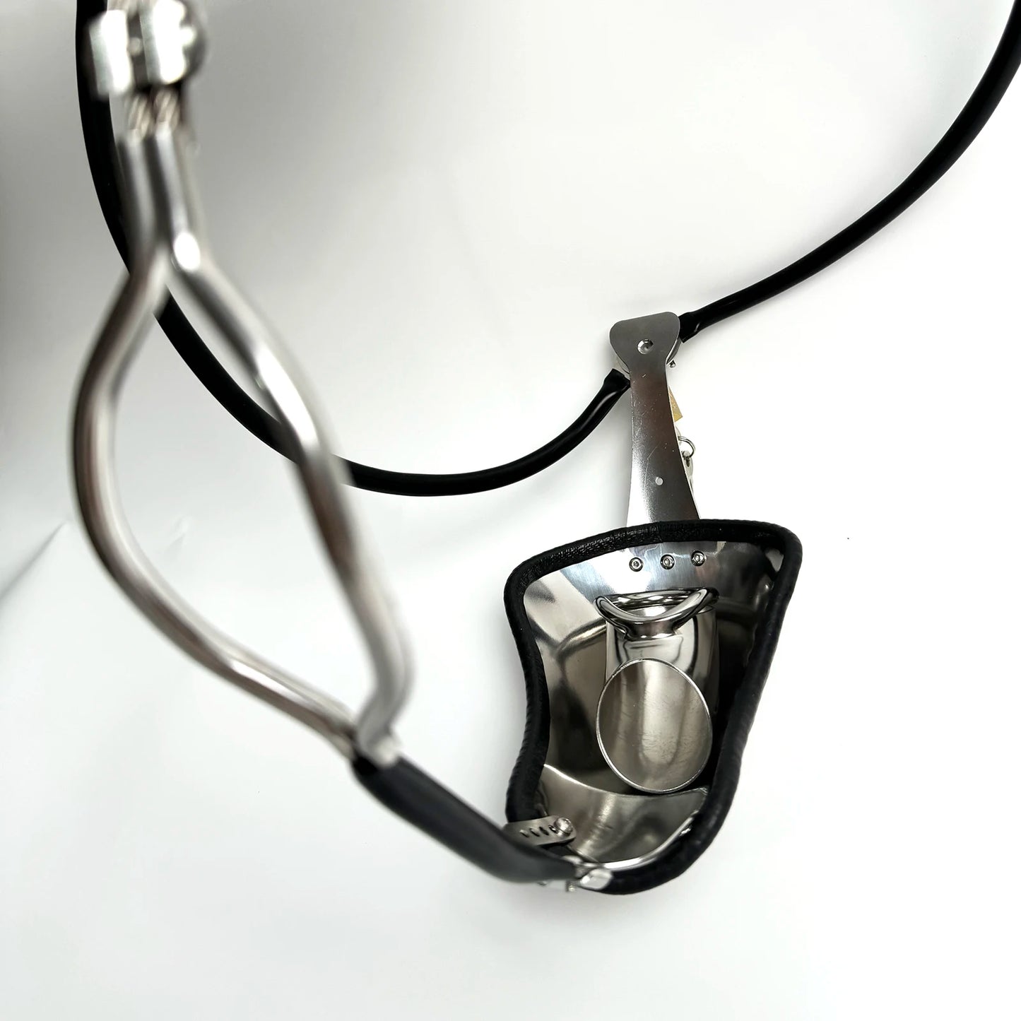 Stainless Steel Male Chastity Belt Device With Butt Open Invisible Cock Penis Cage Adjustable Waist  Lock BDSM Bondage Toys