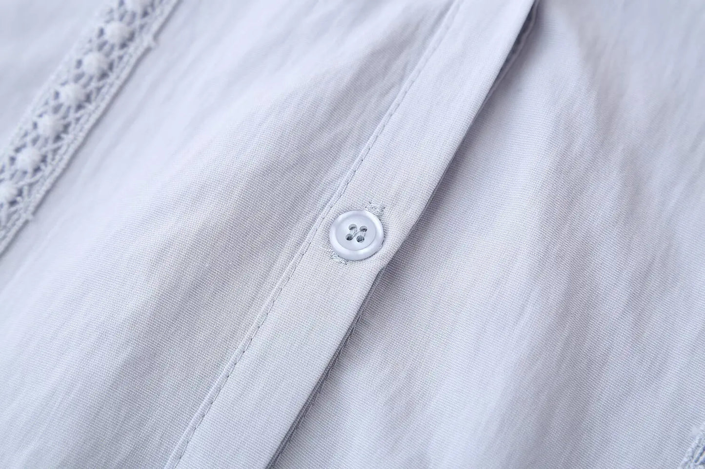 Slimming Short Sleeve Shirt for plus Size Women Stylish French Style Loose Fit Summer Top Single Button Closure Regular Length